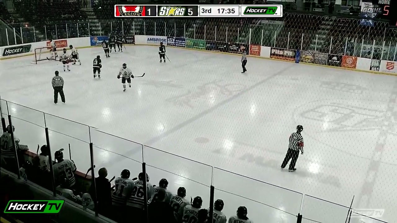 St. Thomas Stars - Nick Houben 6 (Connor Snedden, Noah Jenken) PP IG vs Sarnia Legionnaires