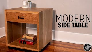 How To Build A Modern Side Table