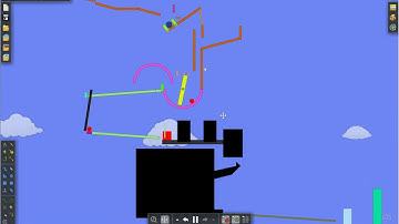 Awesome Algodoo Rube Goldberg machine