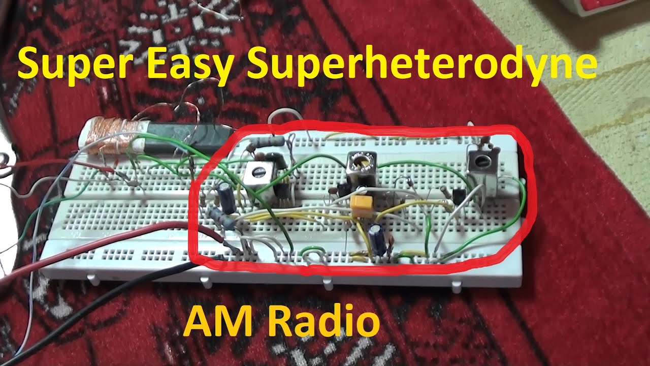 DIY Simple Superheterodyne AM Radio – Super Easy (Part 1 of 2)