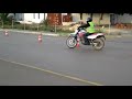 France motorcycle driving license test exam