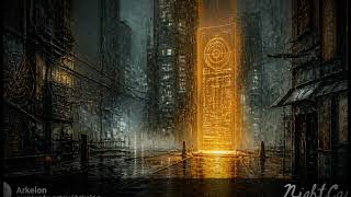 Under the Amber Rain — Cyberpunk City Ambience | Lo‑Fi Synth & Neon Noir Atmosphere