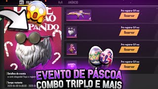 AMANHÃ! NOVO EVENTO DE PÁSCOA,BARBA NOEL DE VOLTA E PRÊMIOS DE PÁSCOA - FREE FIRE