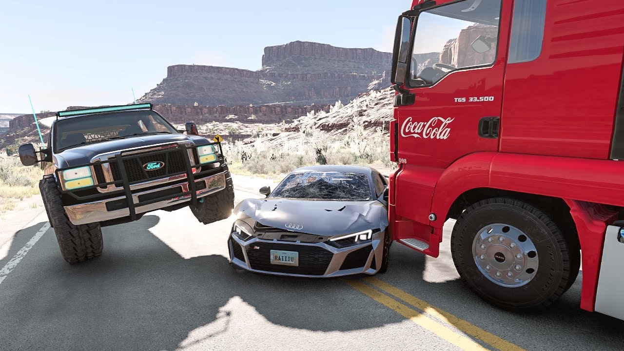 Road Rage Car Crashes #7 | BeamNG Drive - YouTube