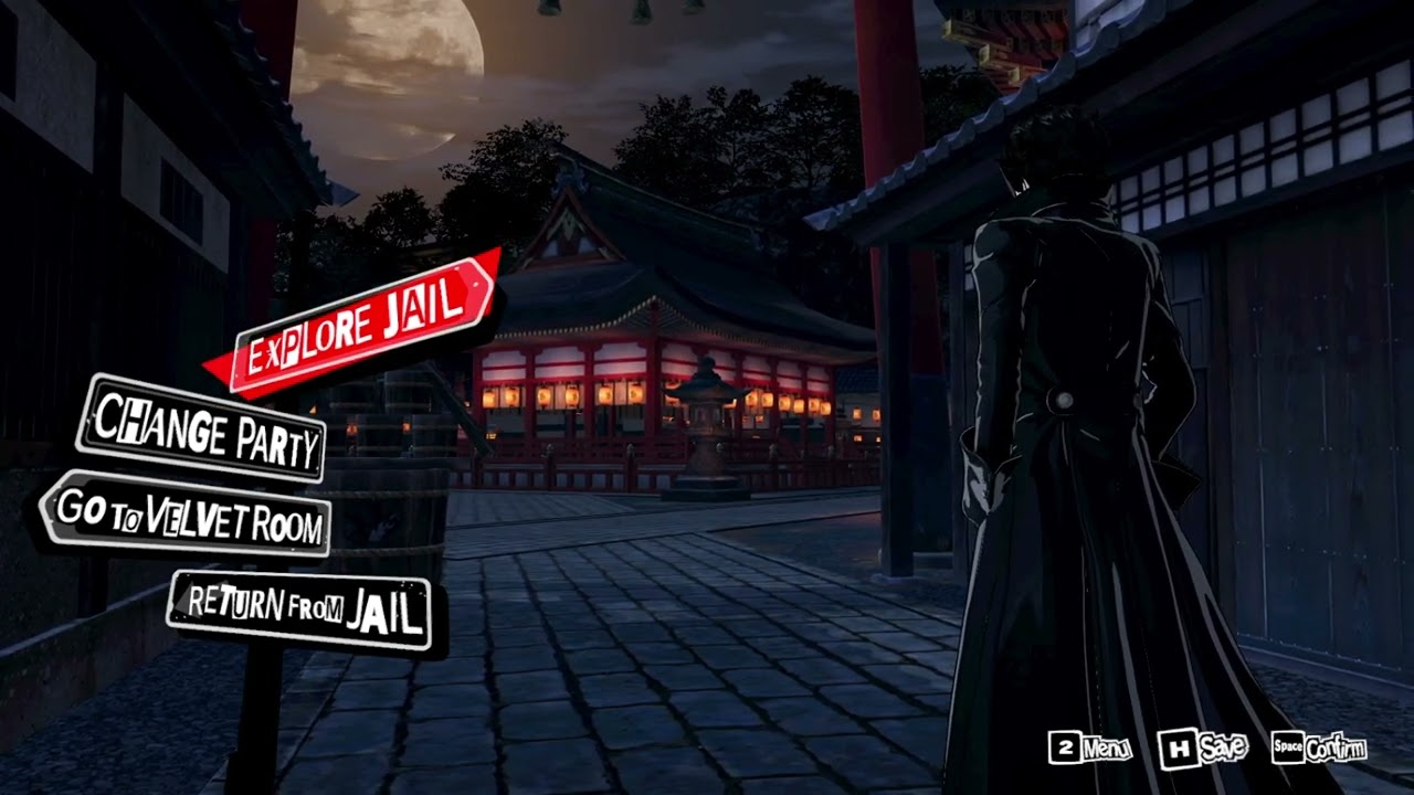 Persona 5 Strikers Ambience - Counterfeit Phantom - 1 hour with wind ambience