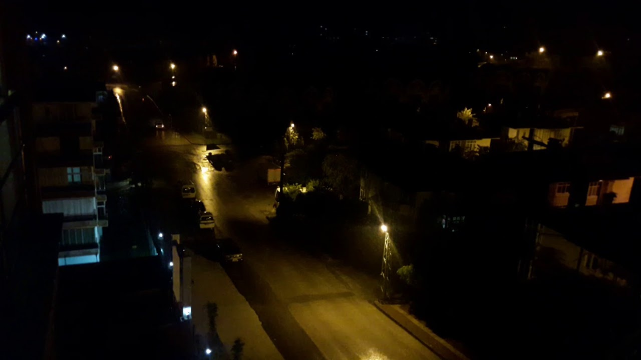 KASTAMONUDA ŞİDDETLİ YAĞMUR ⛆🌨 HUZUR VEREN YATSI EZANI 🤗 YouTube