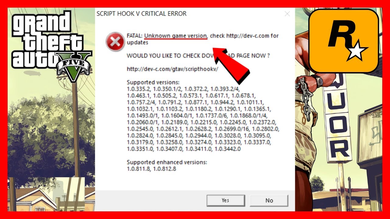 Как исправить критическую ошибку Script Hook V в GTA 5 Enhanced (исправление 2026 года)
