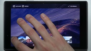 How to Change Wallpaper on LENOVO Tab 4 8 – Manage Display Settings