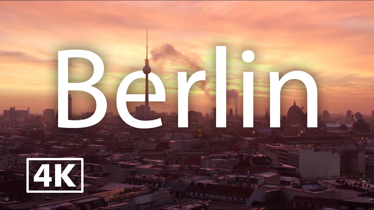 Berlin 4K | City Tour with Calm Music