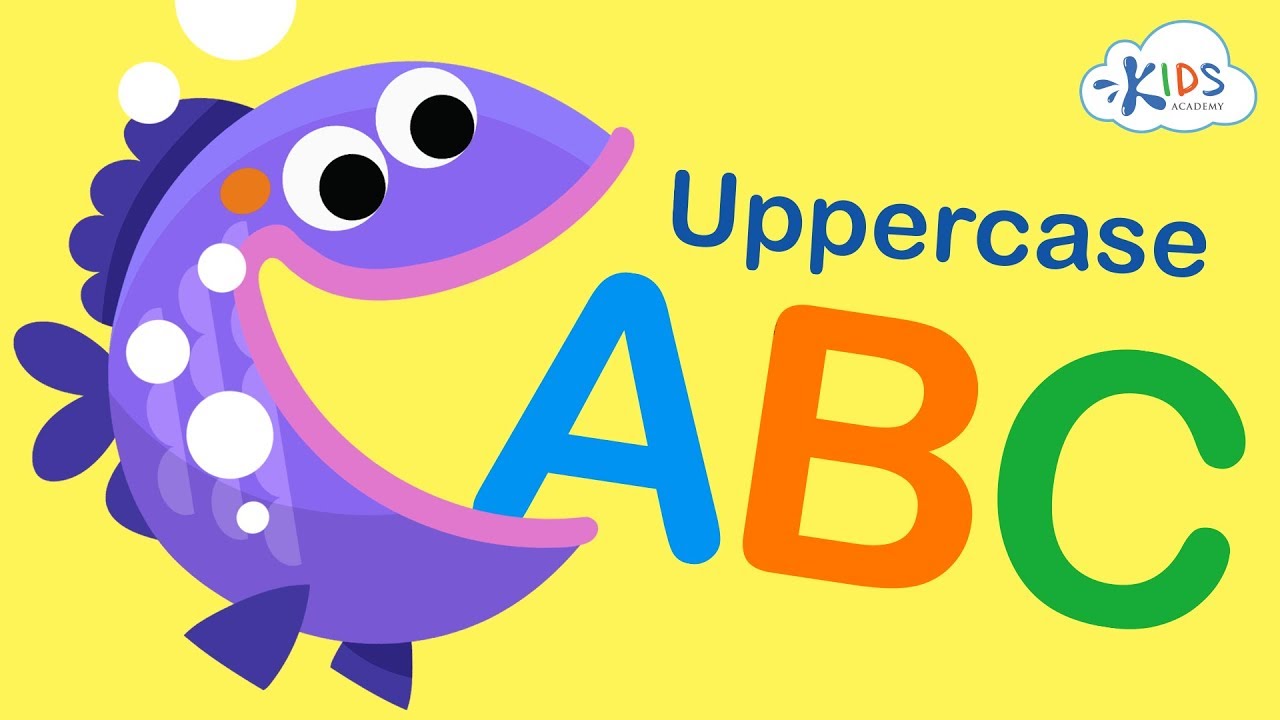 uppercase คือ  New  Uppercase Letters - Learn the Alphabet | Grammar for Kids | Kids Academy