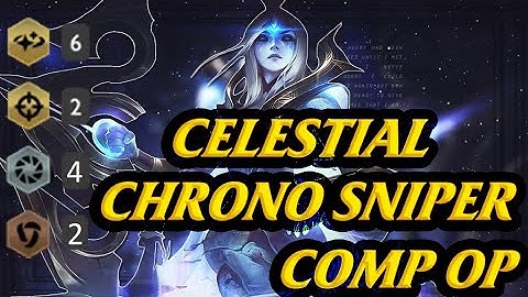 ¡CELESTIAL CHRONO SNIPER COMP OP! - TFT SET 3 GAMEPLAY! | Teamfight Tactics | League of Legends