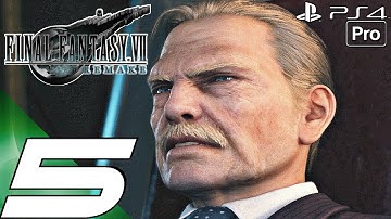 FINAL FANTASY VII REMAKE - Gameplay Walkthrough Part 5 - Sector 4 Plate (PS4 PRO) 100%