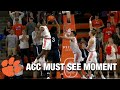 Clemsons josh beadle blocks shot causing 4point swing in 2nd overtime  acc must see moment