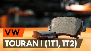 Einbau VW TOURAN (1T1, 1T2) Bremsbelag: Video-Tutorial kostenlos