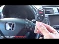 Como programar control remoto Honda Accord (Keyless Entry remote programming)