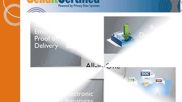 Sendit Certified offers proof of delivery.