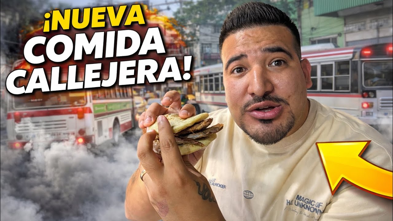 Lo MÁS NUEVO en comida callejera de EL SALVADOR