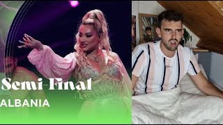 Ronela Hajati - Sekret - LIVE - Albania 🇦🇱 - First Semi-Final - Eurovision 2022 REACTION