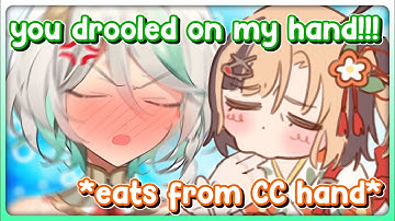 Gigi Casually Eating Cecilia