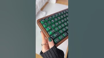 [AD] My first Wood keyboard! 🪾[AD] details in description