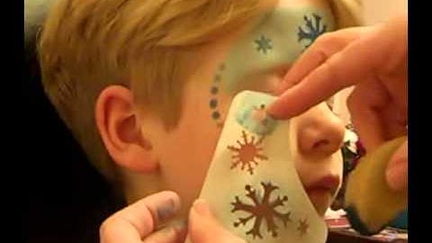 facekandi face painting stencil tutorial