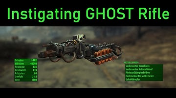 Fallout 4: Suppressed Instigating Automatic GHOST Rifle