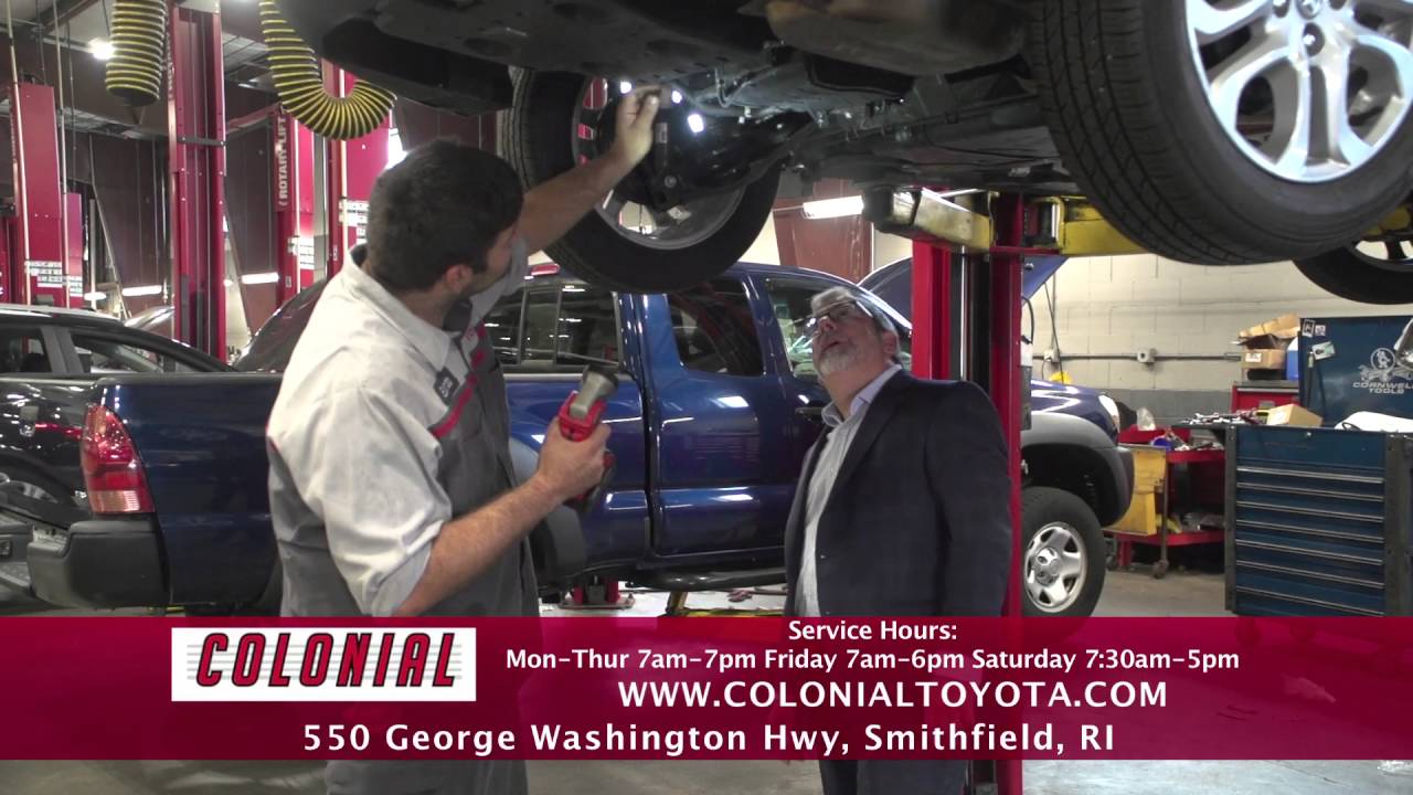Colonial Toyota Service Center Smithfield, RI YouTube