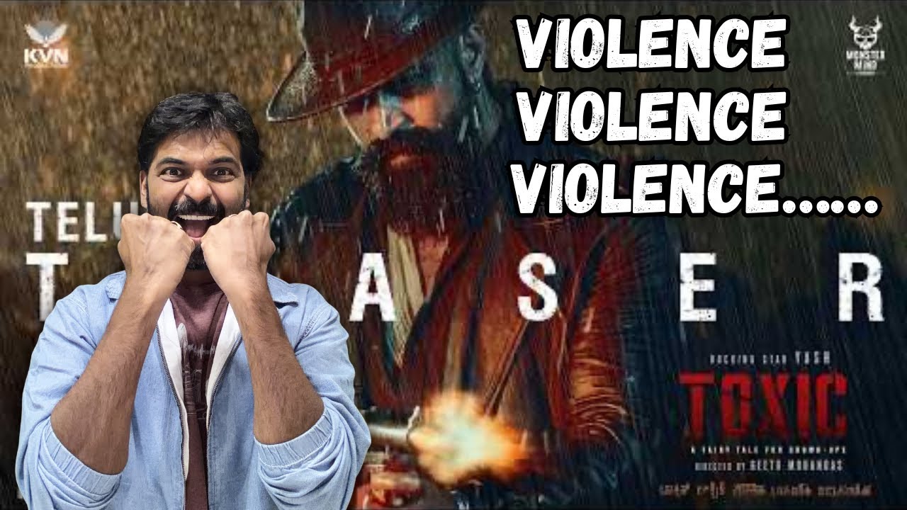 Toxic Official Telugu Teaser | Rocking Star Yash | Geetu Mohandas | KVN | Monster Mind Creations