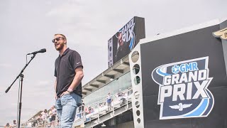 Carson Wentz Gives the Starting Command at the 2021 IndyCar Grand Prix