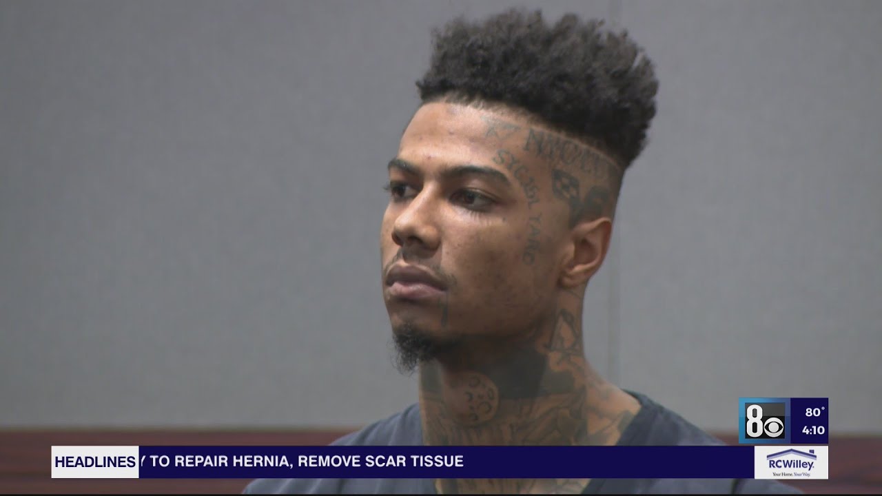 Rapper Blueface arrested while walking into Las Vegas courthouse
