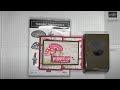 Stampin’ Up! Terrific Toadstools Fun Fold Hello Card Tutorial #diy #papercrafting #patternedpaper