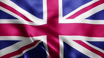 4K Realistic United Kingdom Flag Loop Animation by Motion Made (No Copyright Footage)