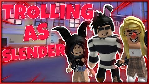 TROLLING AS A SLENDER IN ANIMATION MOCAP (ROBLOX)