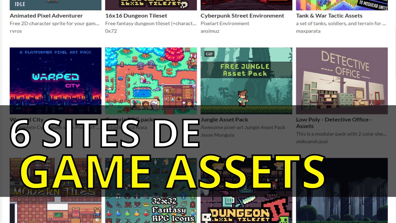 Top 6 Sites To Download Free Game Art, Sprites & Assets