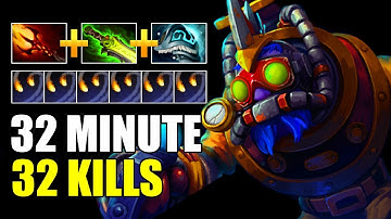 Aggresive Tinker, 32 Kills in 32 Minute Gameplay | Tinker Dota 2 Gameplay