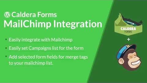 Caldera Forms MailChimp Integration plugin Demo