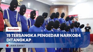 19 Tersangka Pengedar Narkoba Sudah Beroperasi 3 Bulan Hingga 1 Tahun