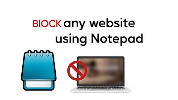 How to Block any website using Notepad Trick | Block Addicted Website in your computer