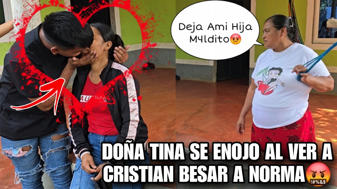 CRISTIAN Enfrente De DOÑA TINA Beso A NORMA😍😱Pero A Ella No Le Gusto Nada Lo Que Hizo😡