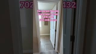 Henderson Nevada brand new homes $410,000