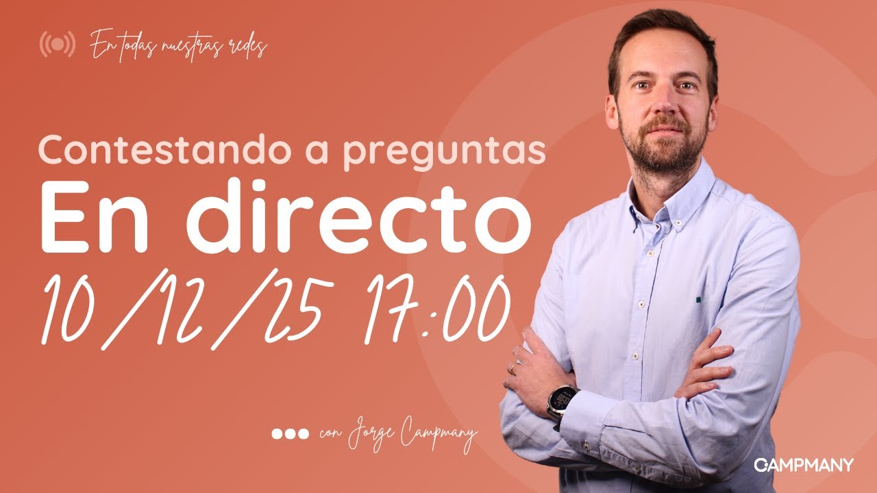 🔴 EN DIRECTO ¡Resuelve dudas laborales y de Seguridad Social con Jorge! 10/12/25 a las 17:00