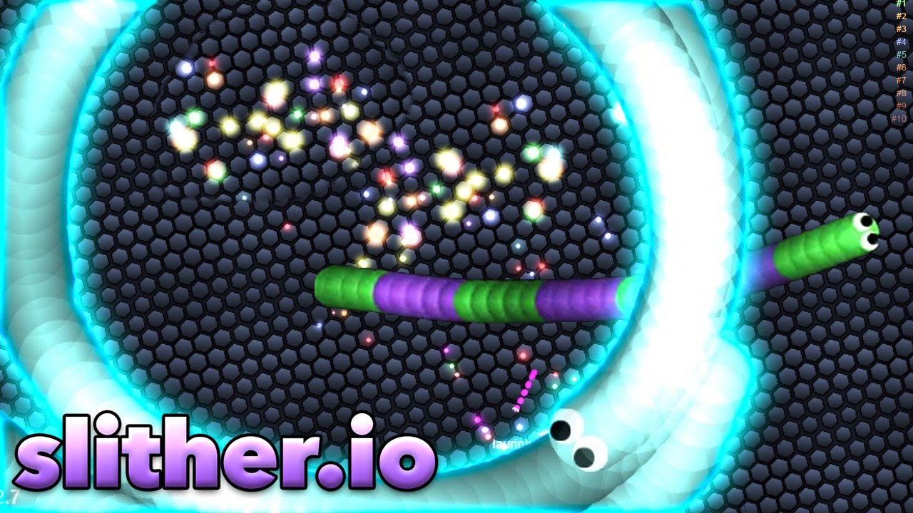 Slither.io: JOGANDO COM HACKERS !!! 