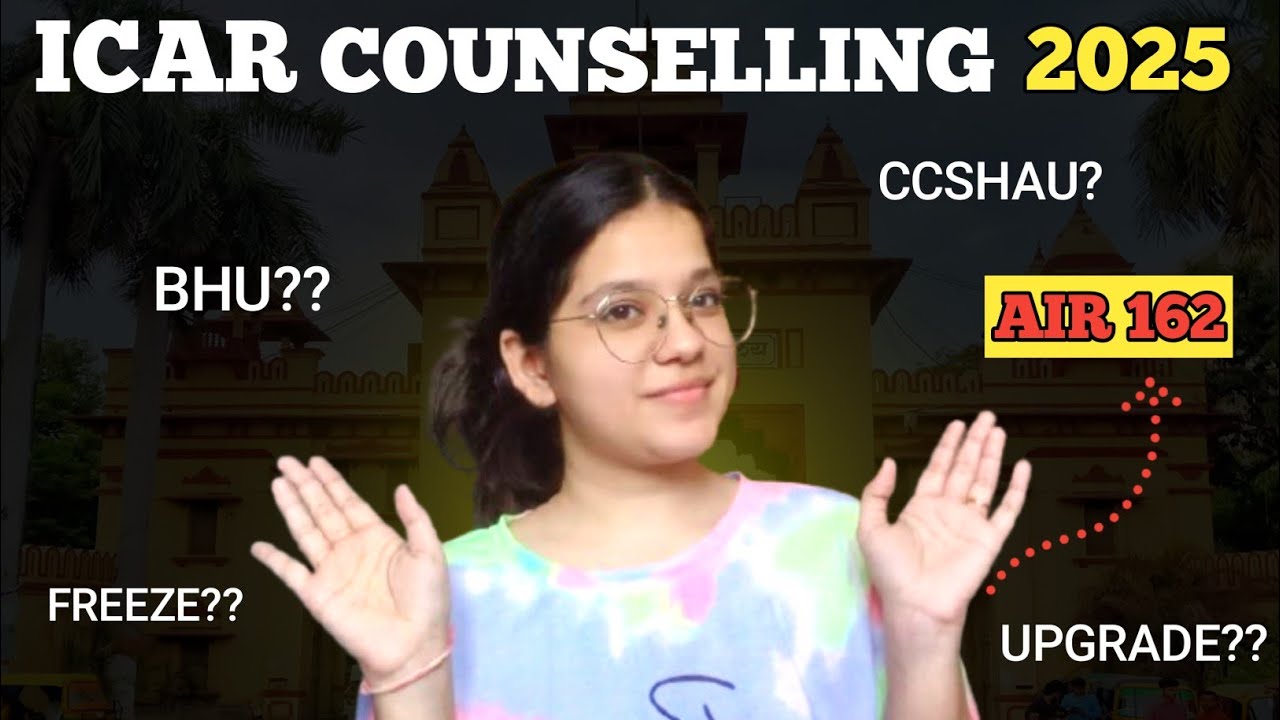 ICAR 2025 Counselling Result | Which University & Course I Got | ICAR 2025