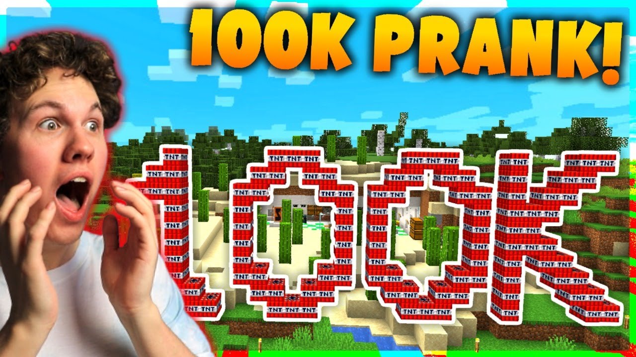 100K PRANK IMOD ALLE PÅ SERVEREN!! (100K MERCH LAUNCH!!)