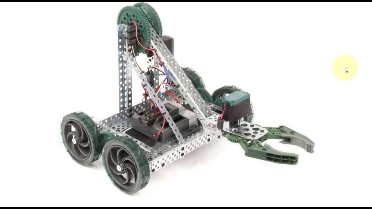 VEX Robotics Clawbot Sub Assy Rail Right - YouTube