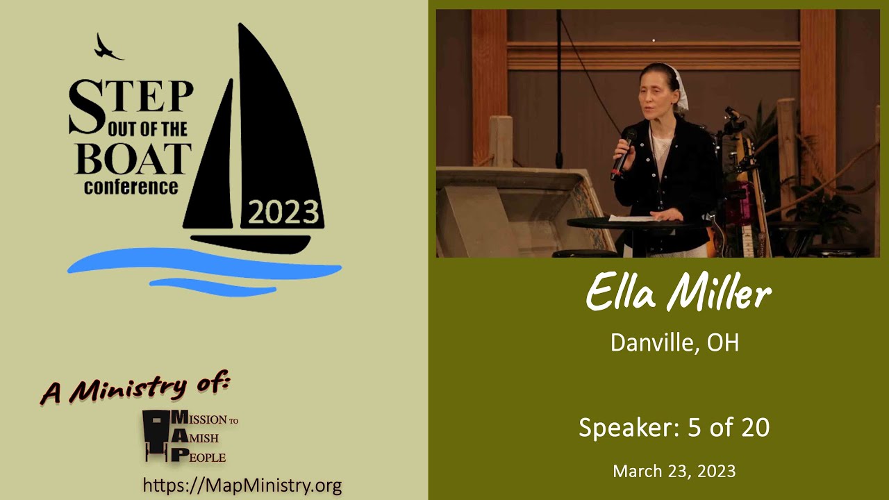 Ella Miller 2023 Step Out of the Boat Conference YouTube
