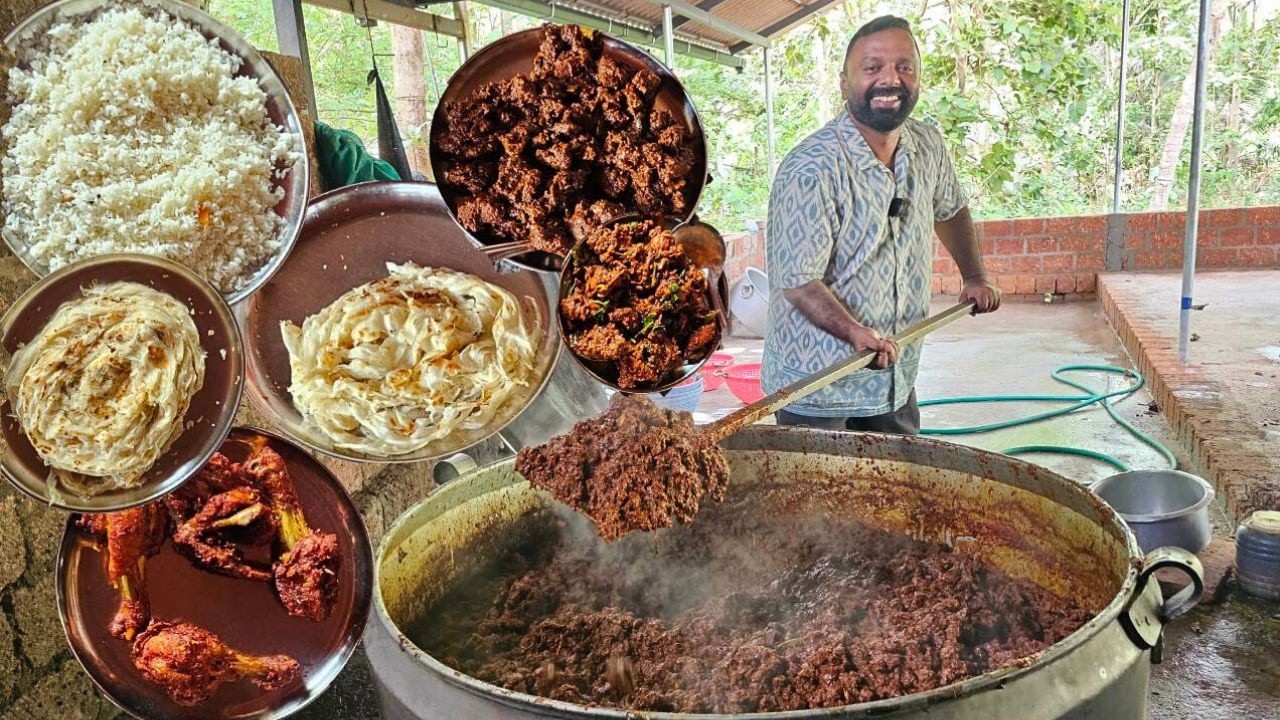 ലോകപ്രശസ്തമായ കാസർഗോഡ് പള്ളിക്കറി! The most famous Beef Palli Curry - Kollya Thattukada Kasargod