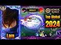 Lam  top global gameplay 2024  honor of kings global 2024