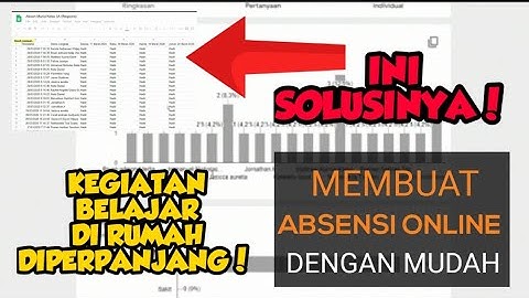 TUTORIAL MEMBUAT APLIKASI ABSENSI ONLINE DENGAN CARA MUDAH