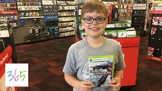 Caleb Goes To Gamestop Kids Life 365 3.28.17